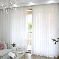 white tulle curtains for living room decoration modern veil chiffon solid sheer voile kitchen super soft great hand feeling