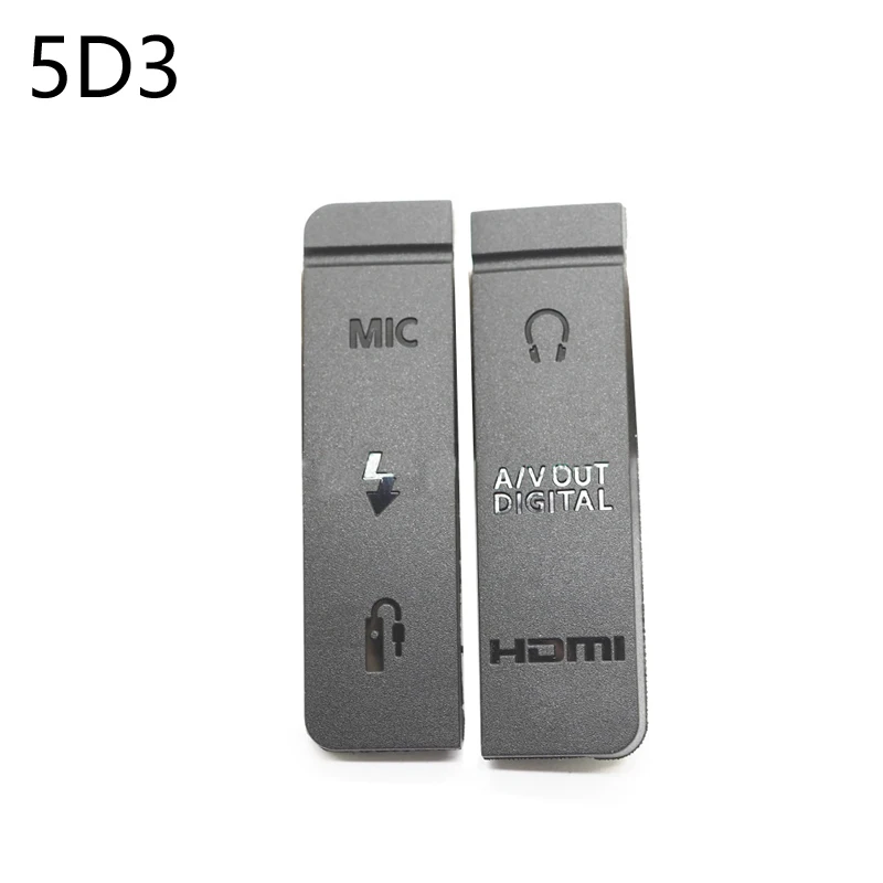 High-quality USB/HDMI-compatible DC IN/VIDEO OUT Rubber Door Bottom Cover For Canon EOS 5D 6D 7D 5D2 5D3 600D 650D 70D Camera images - 6