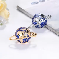 corsage brooch pin jewelry globe shape decoration for dress scarf shirt women ac889