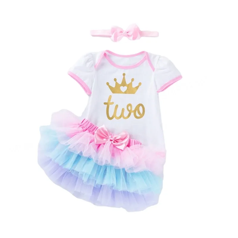 

Todder Baby Girl Summer Dress Girls Birthday Party Tutu Dress Children Boutique Clothing 2 Year Bebe Clothing