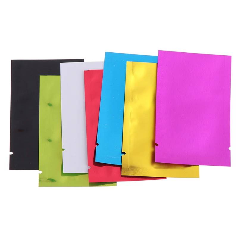 20 шт 6*9 см красочные алюминиевой фольги мешок майларовые пакеты вакуумный