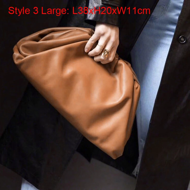 Women Simple Dumplings Messenger Bag Designer Retro New Fashion Cloud Female Crossbody Shoulder Bag Tide Handbag Clutch Bag