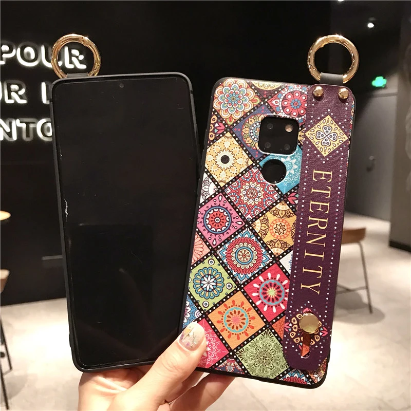 Чехол LOVECOM на запястье для Huawei P30 P20 Lite Pro Mate 20 мягкий чехол накладка из ТПУ с