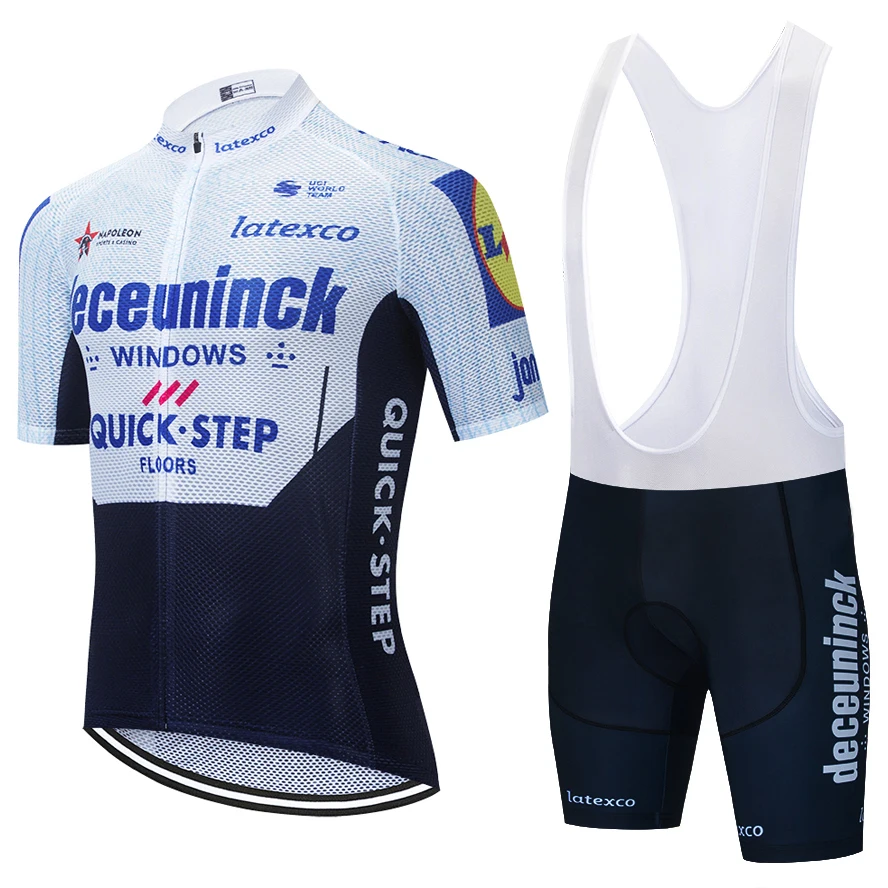 2021 черный комплект велосипедных Джерси QUICKSTEP велосипедные брюки 20D MTB Ropa мужская