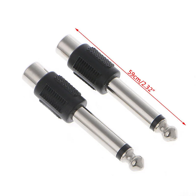 

10pcs 6.5mm to 3.5mm Jack Sound Mixer Microphone Connector Converter Adapter Audio& Video Cables Connector Converter