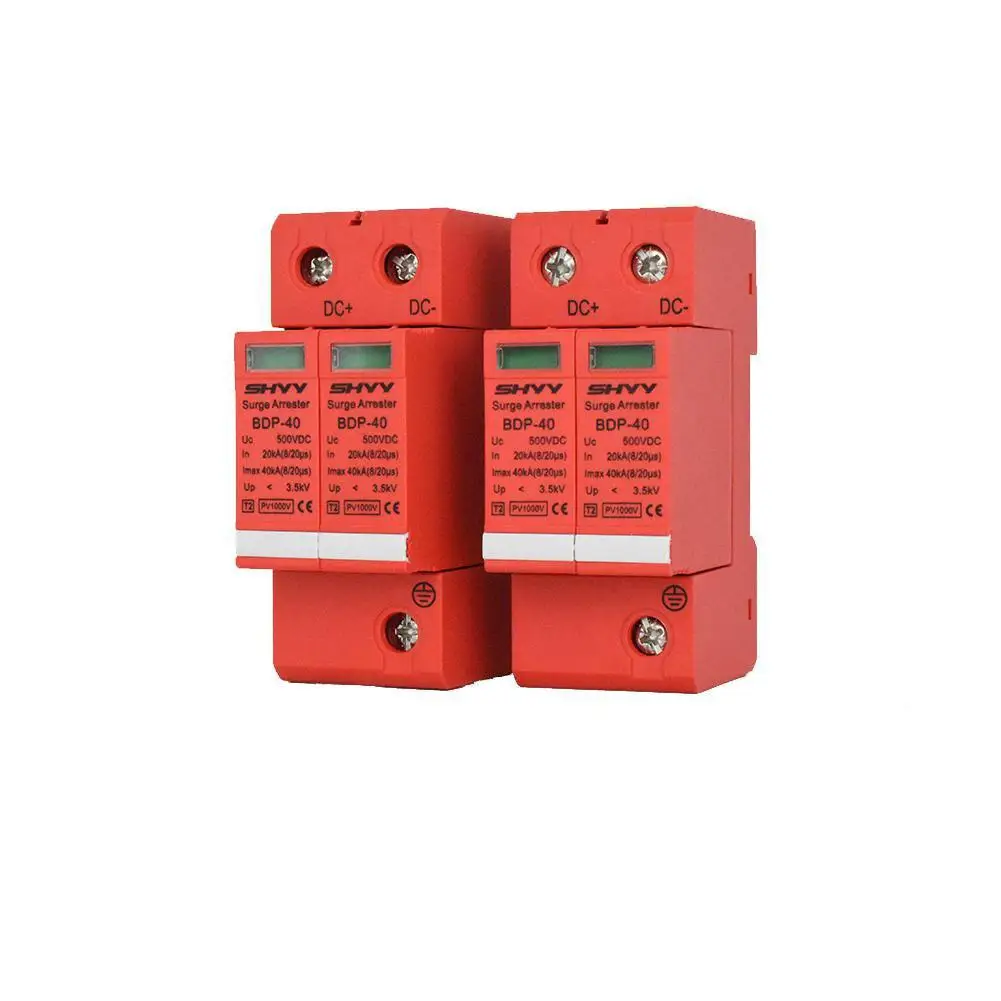 12V 24V 500V 1000V Photovoltaic Surge Protection Protector DC Lightning Arrester | Обустройство дома