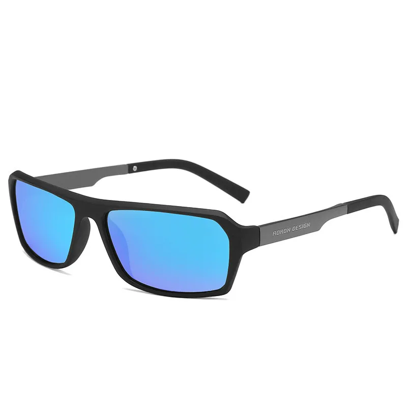 2019 Новые квадратные поляризованные солнцезащитные очки мужские зеркальные для
