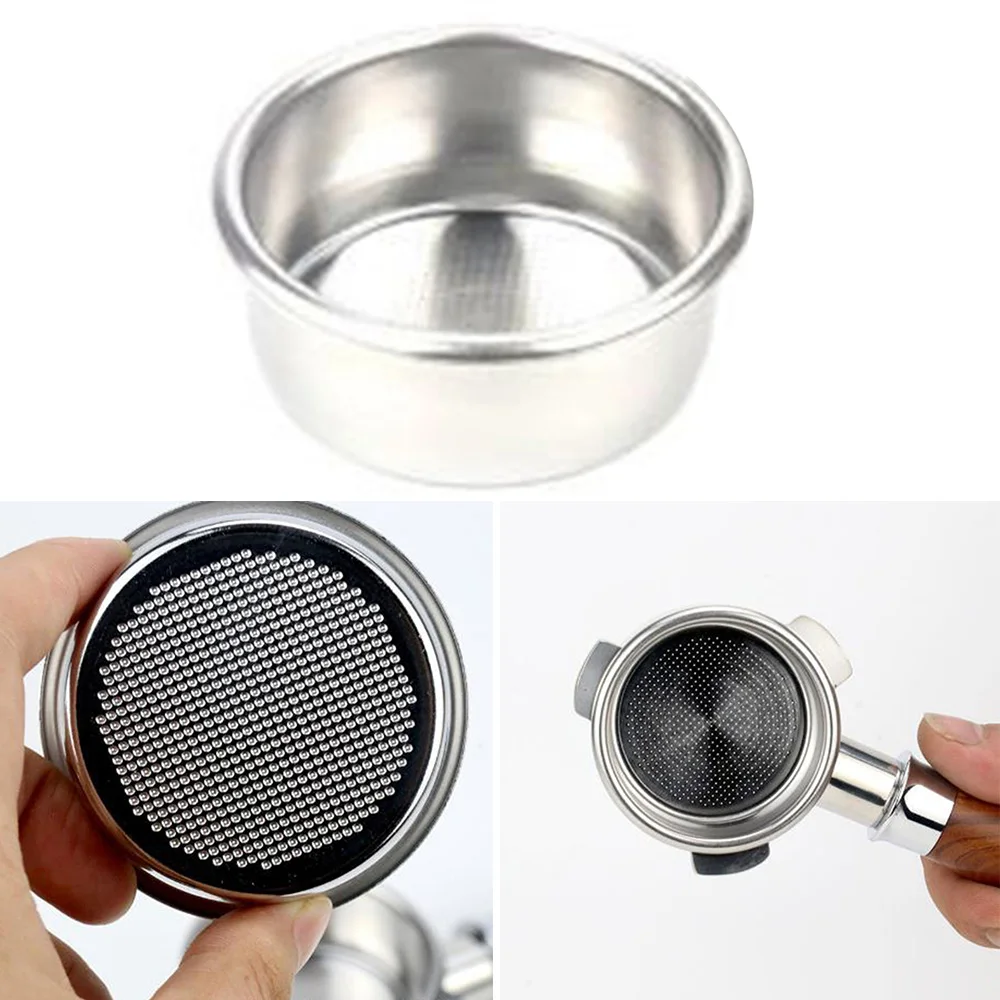 

Silver Filter Basket 2 Cup For Breville Portafilter Coffee Machine Powder Tank