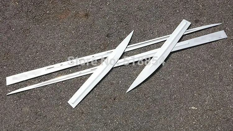 Хромированная или Серебряная накладка на дверь боковая линия декоративная