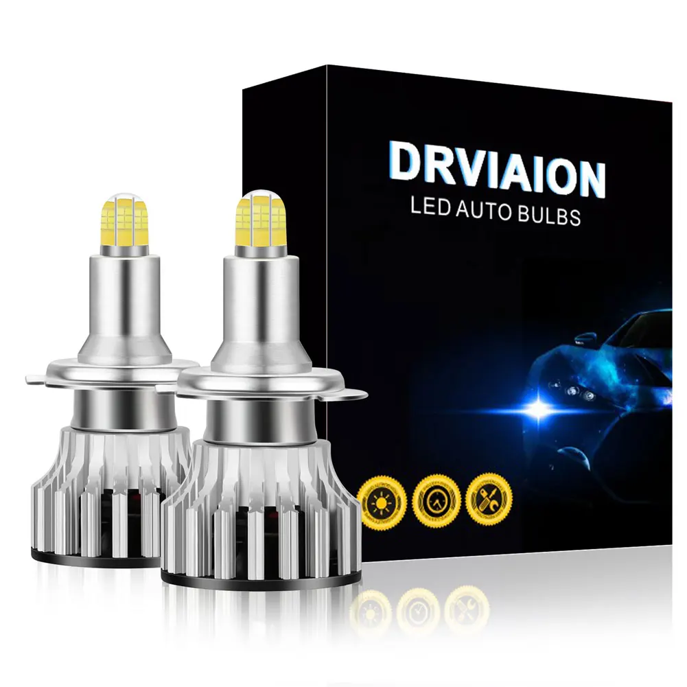 

Auto Car LED H7 18000LM 8 Sides 110W 3D Led Headlights Bulbs High Power 360 degree Lamp High Or Low Beam Super Bright CSP Chips