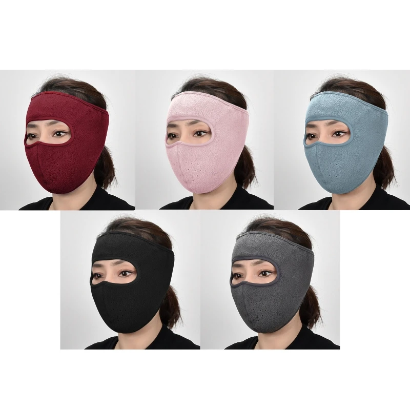 

Winter Warm Sports Face Cover Washable Neck Mask Sun Dust Wind Proof Ear Loops Motorcycle Cycling Outdoors Cold Weather