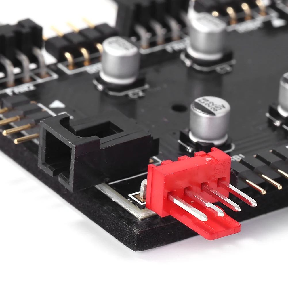 5V/3 Pin 12V/4PIN ARGB 4 Fan PWM HUB 1 To 8 Multi Way Splitter for Motherboard LED Strip Light Control Adapter By SATA/4D | Компьютеры и