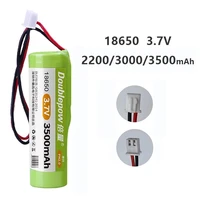 3 7v rechargeable lithium battery pack 18650 2200mah 3000mah fishing led light bluetooth speaker emergency replacement battery