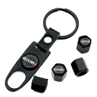 Модный автомобильный значок эмблема колпачки клапана колеса с брелоком для NISMO Nissans Tiida Teana Skyline Juke X-trail Almera Qashqai