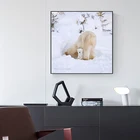 5D алмазная живопись сделай сам, вышивка крестиком, животное, белый медведь, вышивка, мозаика ручной работы, квадратная, круглая вышивка, украшение для стен, ручная работа, подарок