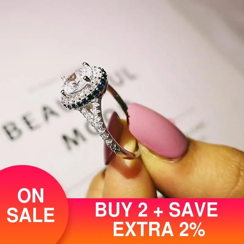 Новинка обручальное кольцо из стерлингового серебра 925 пробы натурального