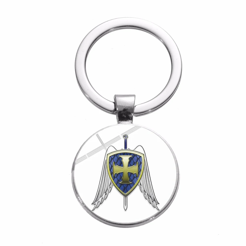 SONGDA винтажный брелок-Шарм Archangel St. Майкл защитит меня, священный щит, защита, знак отправления, брелок, Христианский подарок - Цвет: Style 11