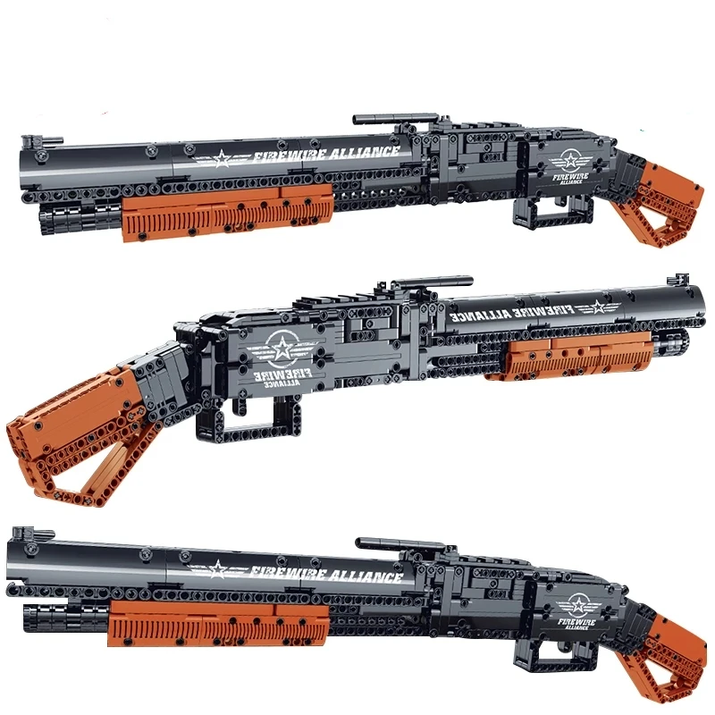

High-tech Military Weapon Gun Series Building Blocks Rifle Sniper Rifle Toys DIY Assembled Bricks For Children Holiday Gifts