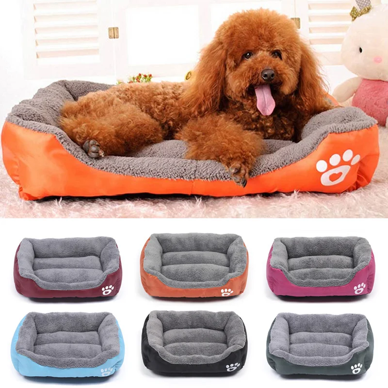 Мягкая теплая кровать для питомцев дышащий домик малых и средних больших