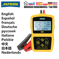 autool bt360 12v auto battery tester car battery analyzer multi language diagnostic tool charging starting test cca bci mca