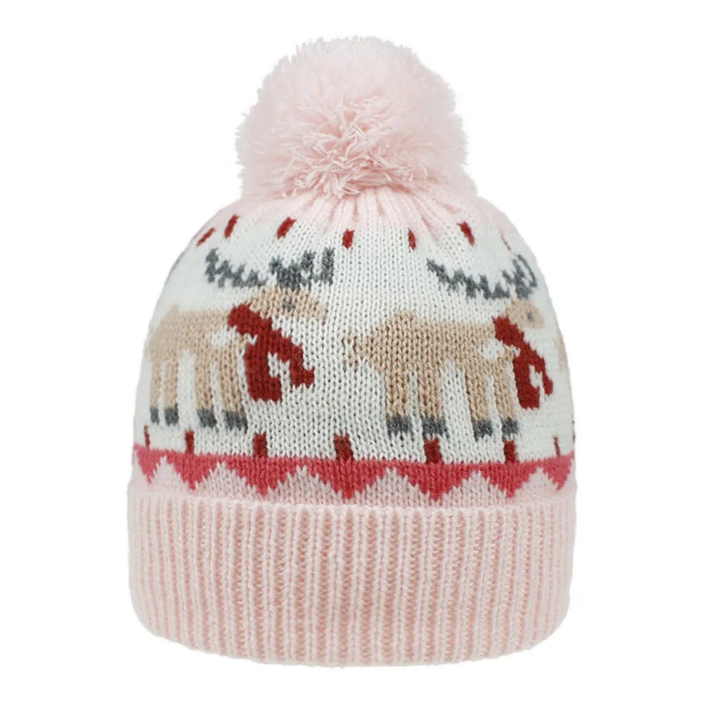 Детская шерстяная шапка Теплая вязаная с рисунком динозавра для мальчиков и