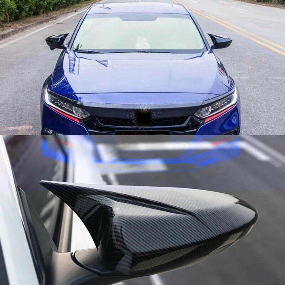 

Set Rearview mirror cover Trim Black Cover For Honda Accord 2018-2020 Brand new