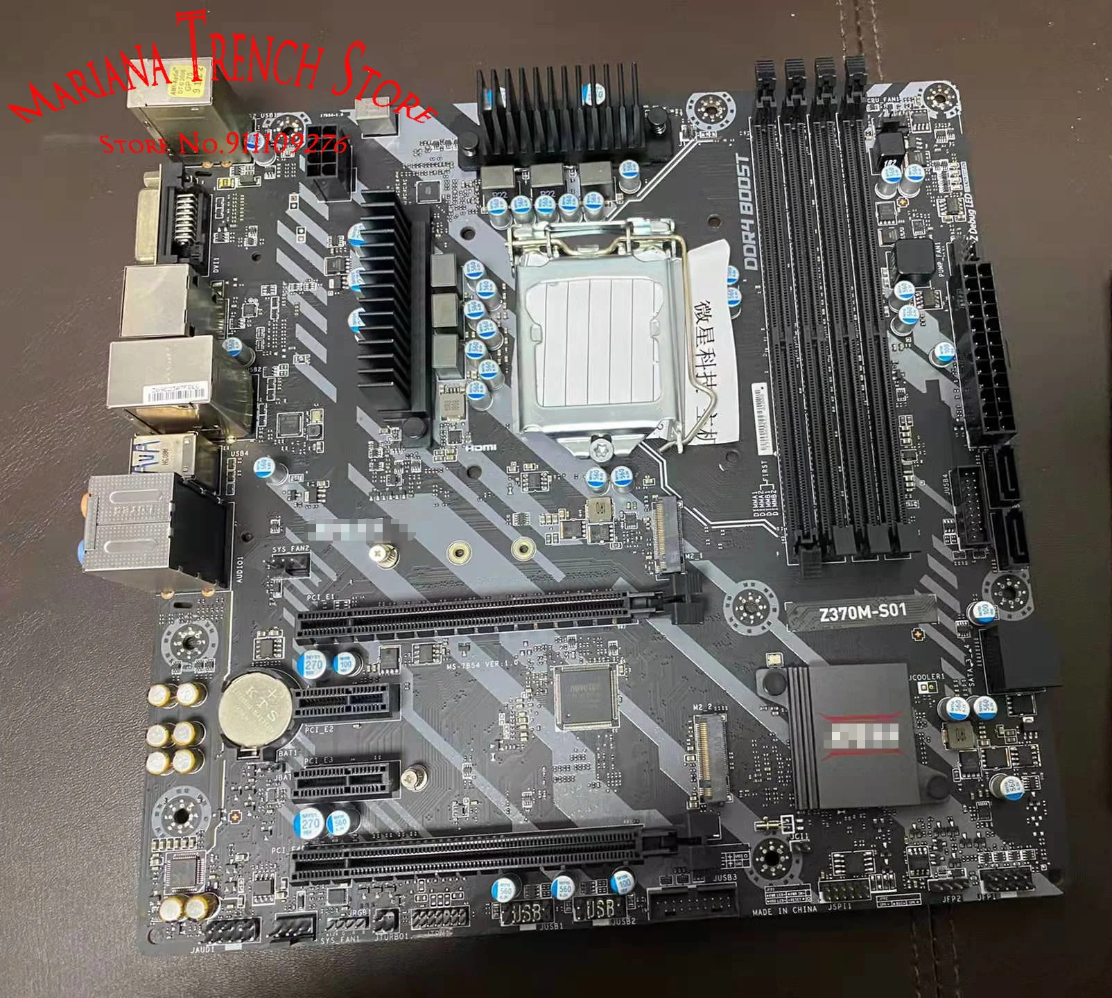 

Z370M-S01 for MSI 1151 DDR4 Gaming Motherboard