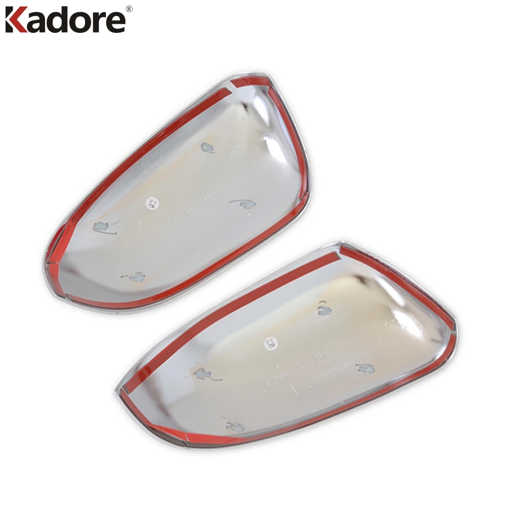 Для Kia Rio 4 2018 2019 ABS Хромированная Боковая дверь зеркало заднего вида накладка