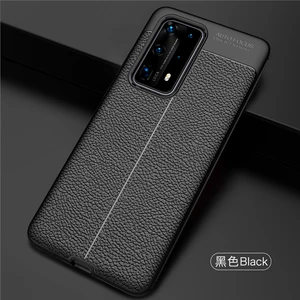 for huawei p40 pro plus 5g case cover leather soft tpu silicone phone bumper back cover for huawei p40 p 40 pro plus 2020 case free global shipping