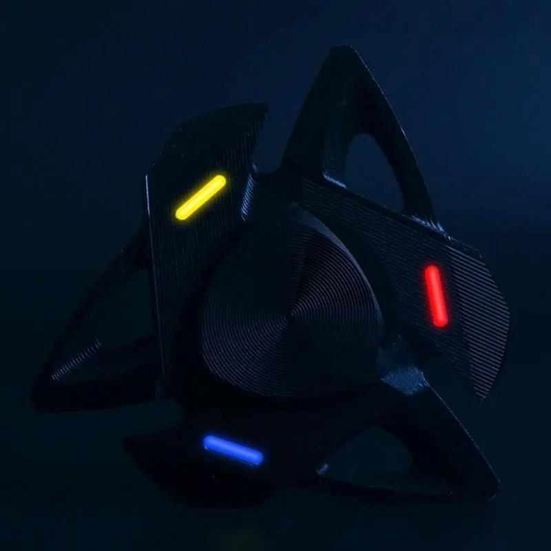 

Mini Trefoil Shark Shape Fidget Spinner Alloy Hand Spinner Luminescent EDC Adult ADHD Anti-Stress Toy Gift