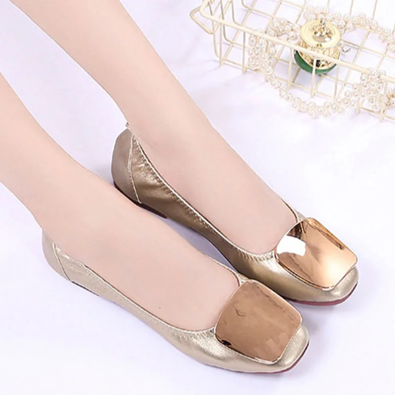 HOVINGE женские балетки на плоской подошве повседневные лоферы Высококачественная