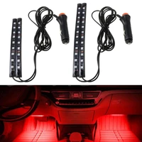 car interior led atmosphere light voice activated lamp for outdoor car interior footwell floor decor atmosphere light neon strip