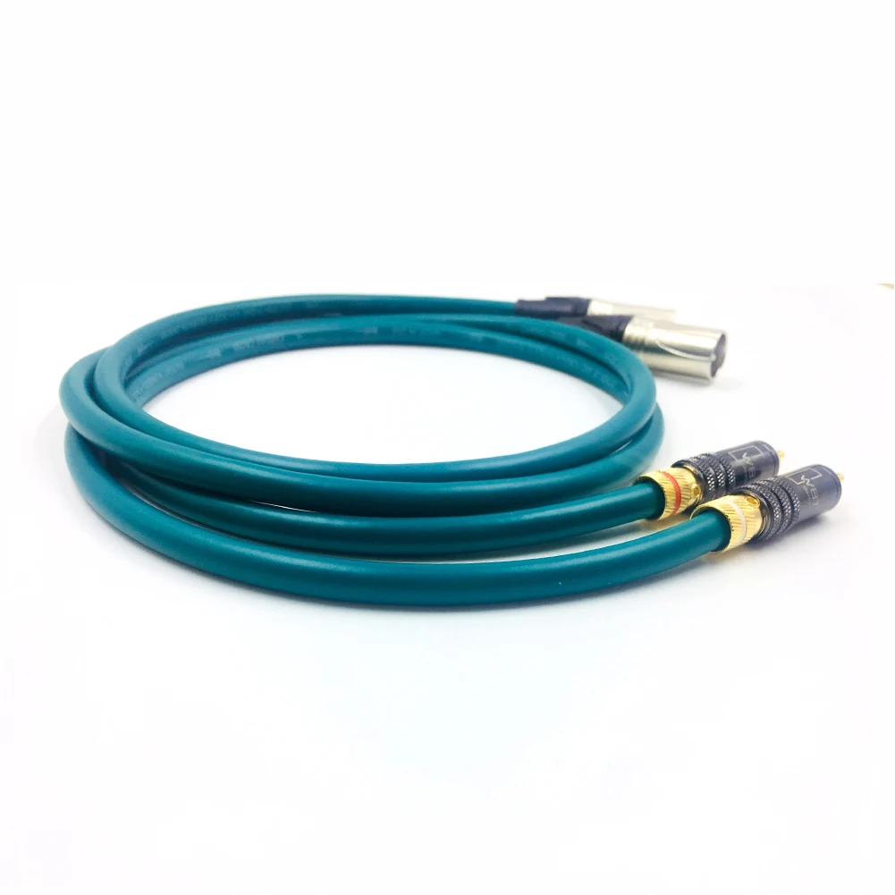 Кабель Hifi с двумя штекерами Xlr на Rca кабель OCC XLR в RCA balance line HiFi сигнальный