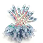 1000 шт.лот 12 мм WS2811 полноцветный светодиодный пиксельный световой модуль DC 5 В IP68 водонепроницаемый RGB цвет 2811 IC цифровая светодиодная Рождественская гирлянда