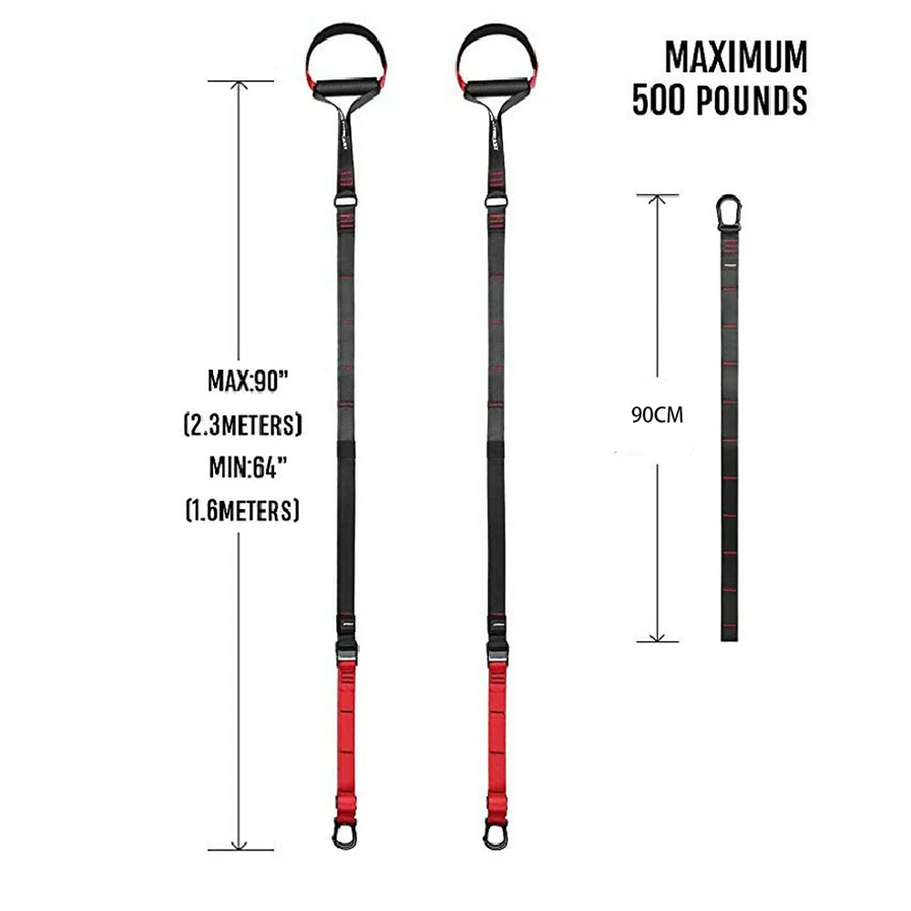 

Bodyweight Resistance Training Bundle Home Suspension Trainer Straps with Door Anchor For Fitness Exercise Pull Rope Training