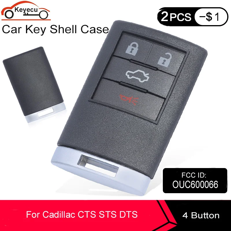 Новинка Сменный Чехол KEYECU для автомобильного ключа с дистанционным управлением