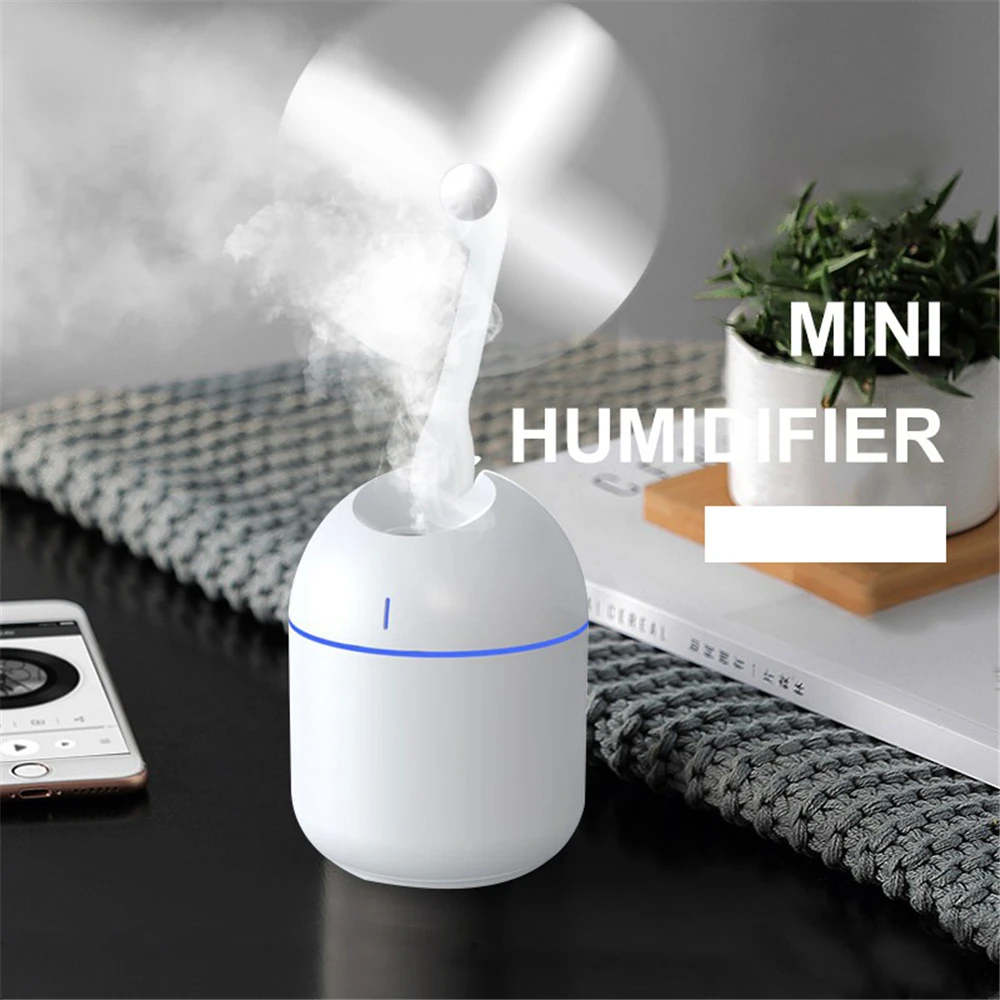 

Ультразвуковой мини-увлажнитель воздуха, 200 мл, аромадиффузор эфирного масла для дома и автомобиля, USB-генератор тумана со светодиодной ночн...