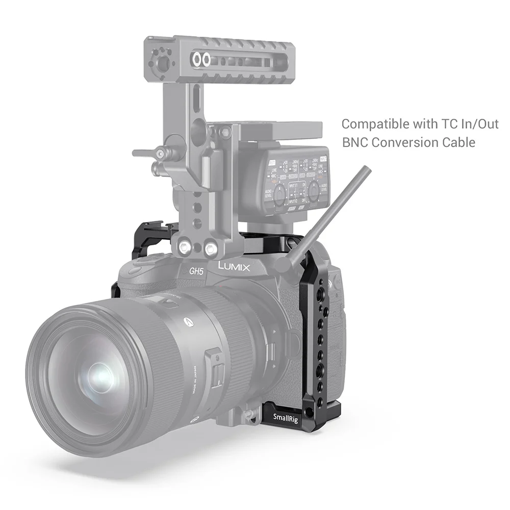 Клетка SmallRig GH5 для камеры Panasonic и GH5S с креплением холодного башмака держателя