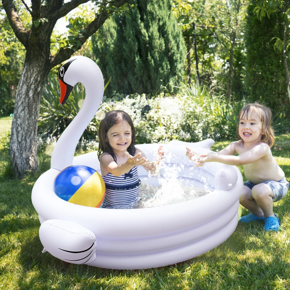 

Home Use Paddling Pool Inflatable Swimming Pool Summer Basin Baby Bathtub Wear-Resistant Float Bed Mattress Kids Toy