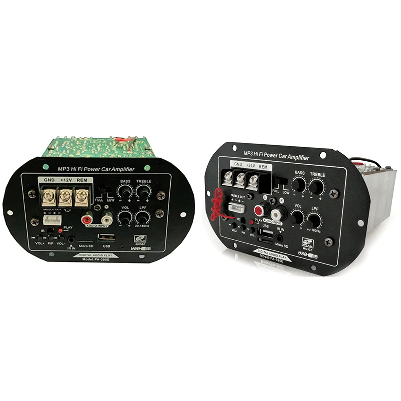

Плата усилителя аудио Bluetooth усилитель USB FM радио TF плеер сабвуфер DIY усилители для автомобиля грузовика RV и т. д.