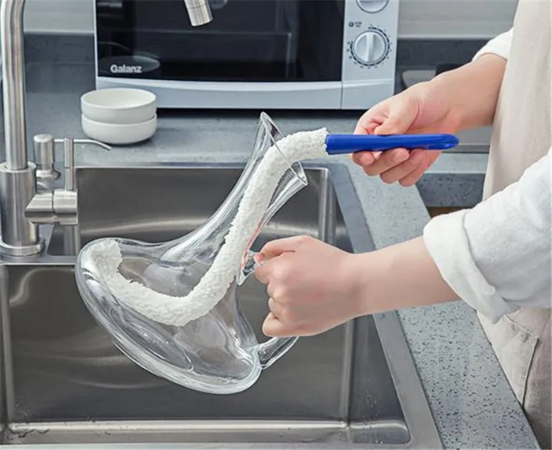 Гибкий инструмент для очистки стеклянной бутылки щетка дыма табака