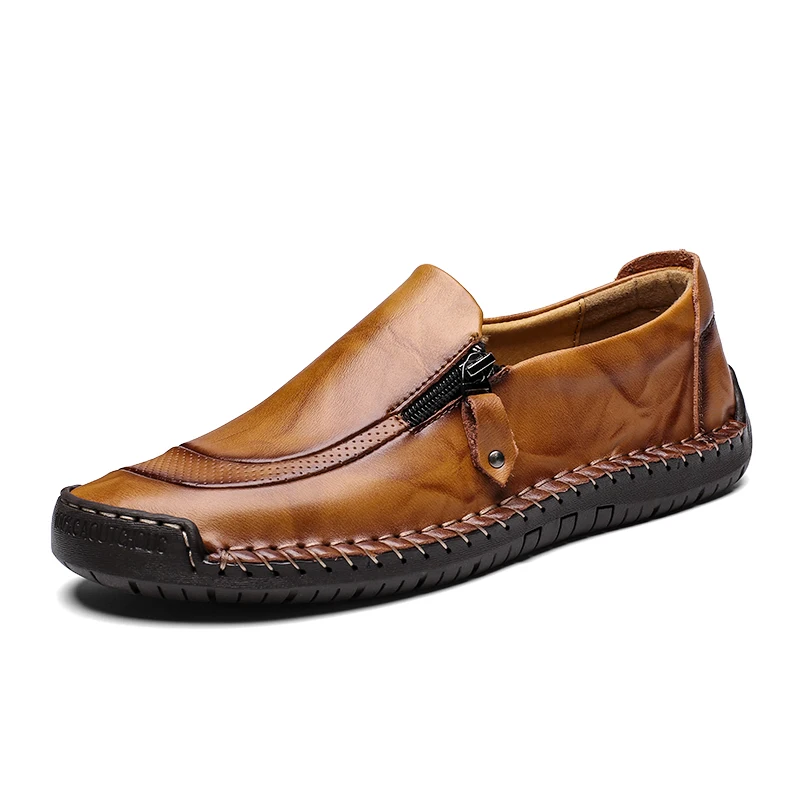 

Men Flats Driving Comfortable Soft Spring Leather Men Loafers Summer Shoes