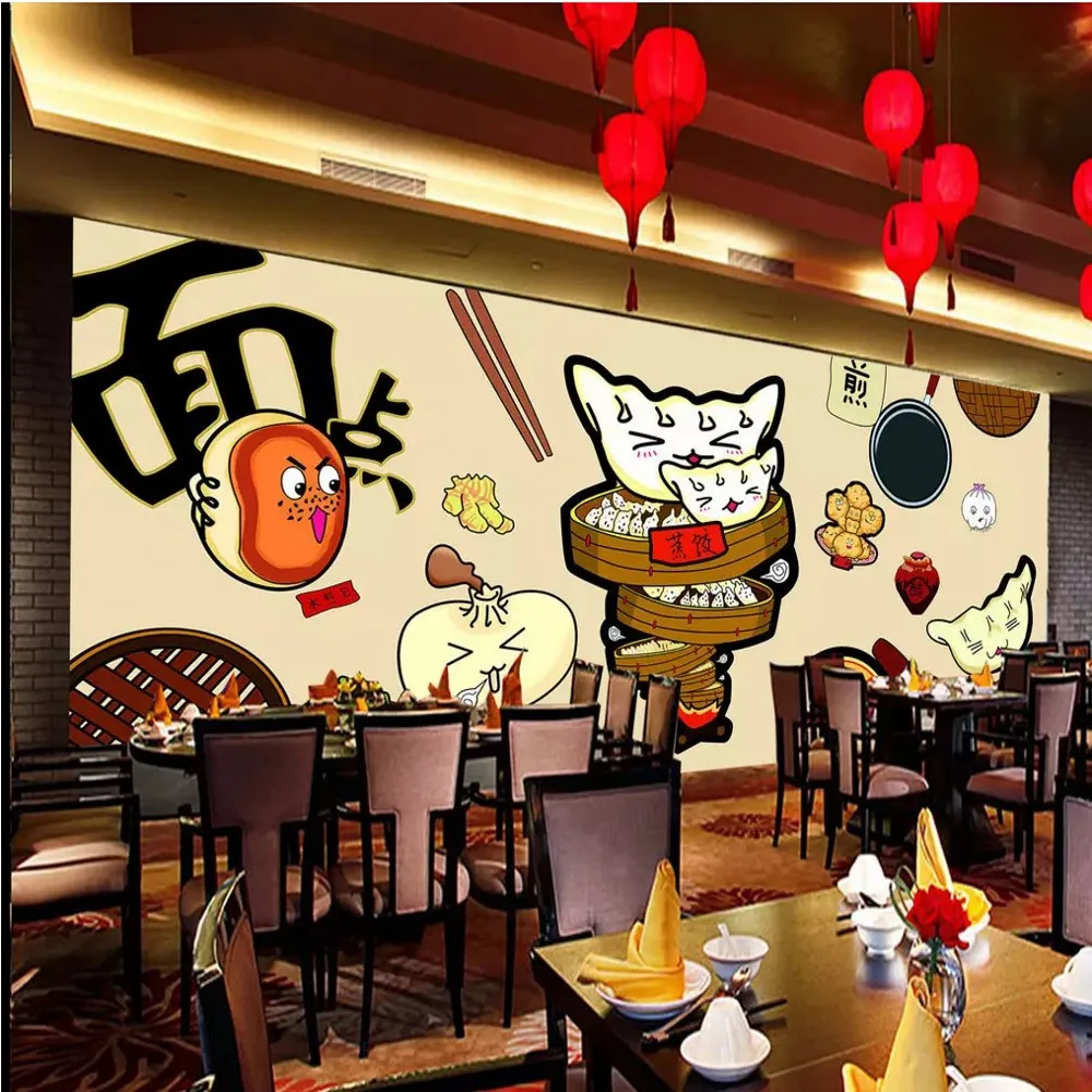 Дропшиппинг пользовательские обои настенная роспись китайские ранние ночные