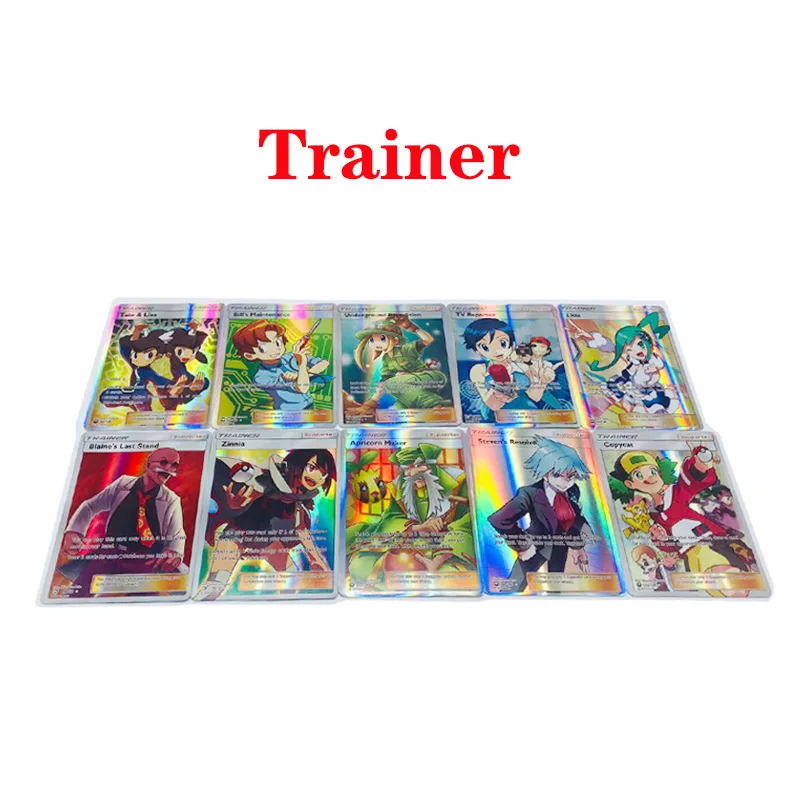 TAKARA TOMY Pokemon 100 шт. GX EX MEGA флэш-карта 3D версия LOST THUNDER карта Коллекционная для детей