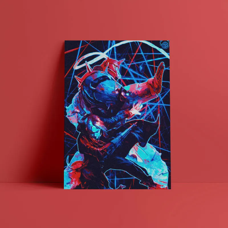 

Anime Fullmetal Alchemist Art Poster Canvas Wall Art Decoration prints for living Kid Children room Home bedroom decor painting