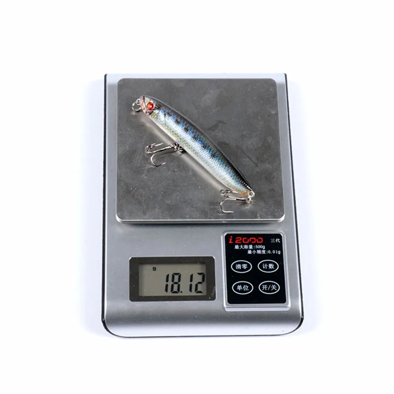 1 шт. тонущие рыболовные приманки карандаш сверхдлинные в виде гольяна 9 6 см/18 г