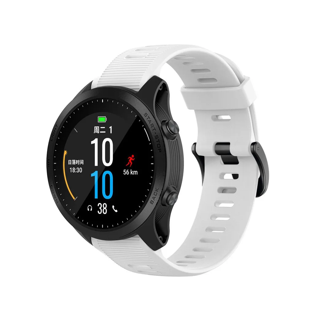 Сменный силиконовый ремешок-браслет для Garmin Forerunner 945/935/Fenix 5/Plus для умных часов, ремешок для наручных часов, спортивный мужской браслет