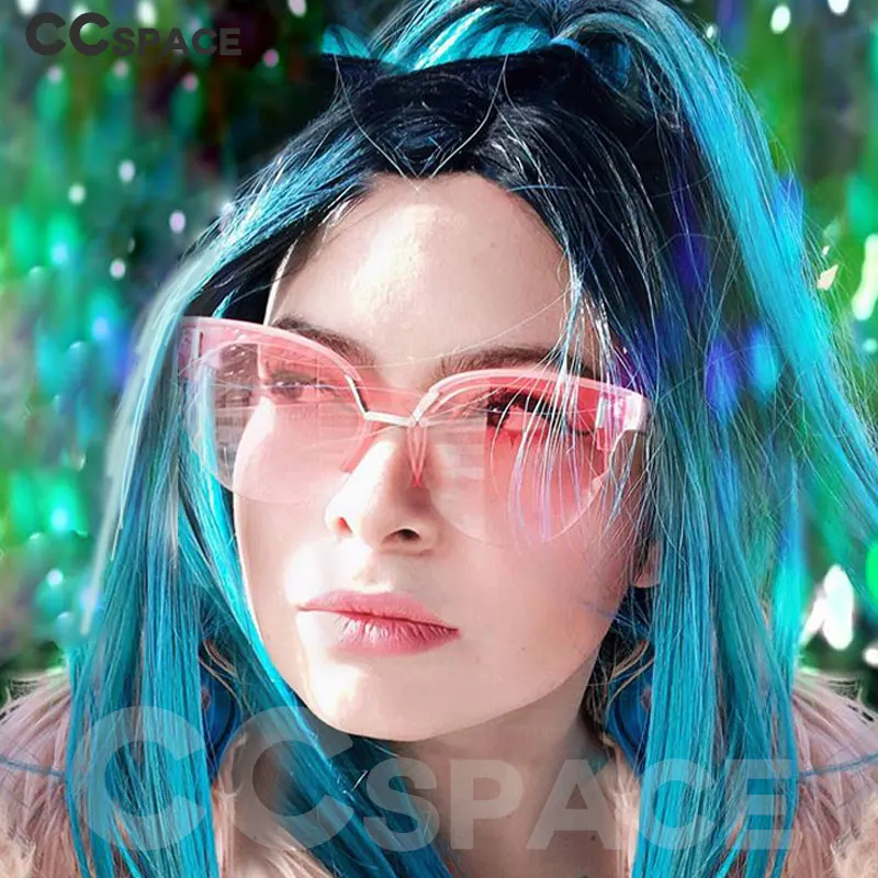 Женские/мужские солнцезащитные очки кошачий глаз с квадратными линзами защитой