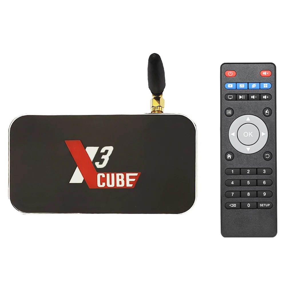 X3 PRO Amlogic S905X3 Android 9 0 ТВ-приставка 4 Гб DDR4 смарт-приставка 2 4G 5G WiFi 1000M LAN Bluetooth 4K HD