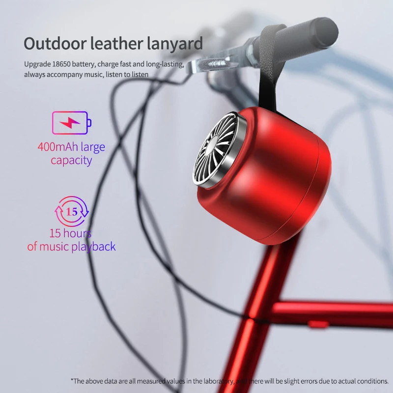 Мини динамик Lound Беспроводная Bluetooth колонка портативная для улицы двуслойная 3D